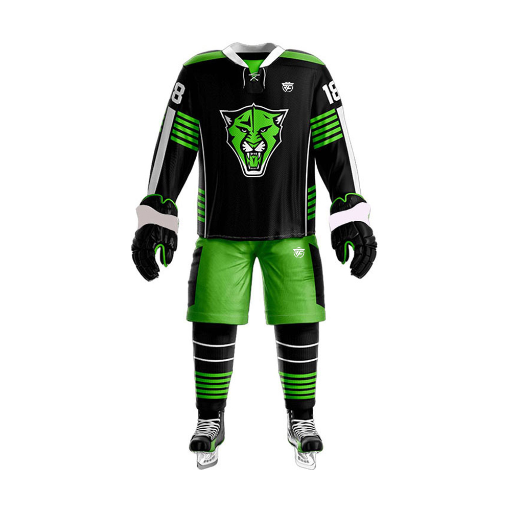 100% Polyester Sublimated Ice Hockey Uniform