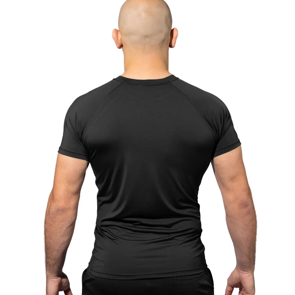 Men's Rash Guard Black - Image 3