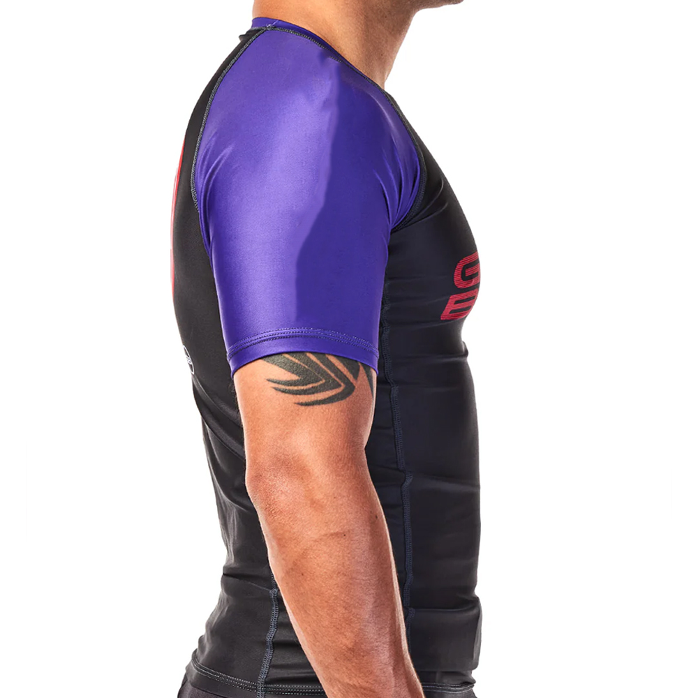 Mens Ranked Rashguard purple