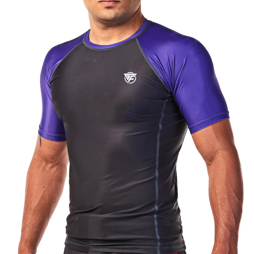 Mens Ranked Rashguard purple